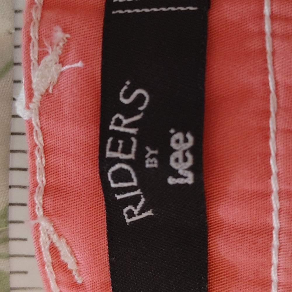 LEE RIDERS WHITE CAPRIS SZ 12 - Picture 4 of 5
